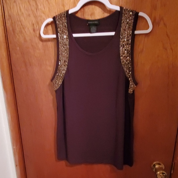 Beautiful Brown sequined top - Picture 2 of 4